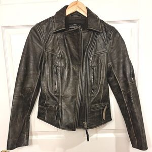 All Saints Kendall Leather Jacket